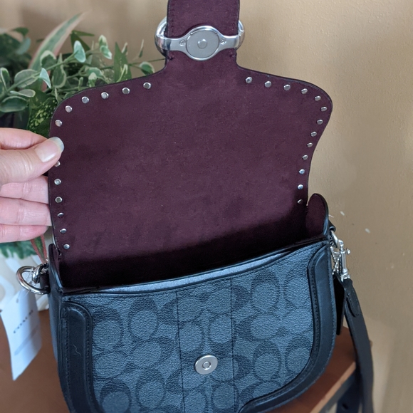 Coach Georgie Saddle Bag - Picture 8 of 10